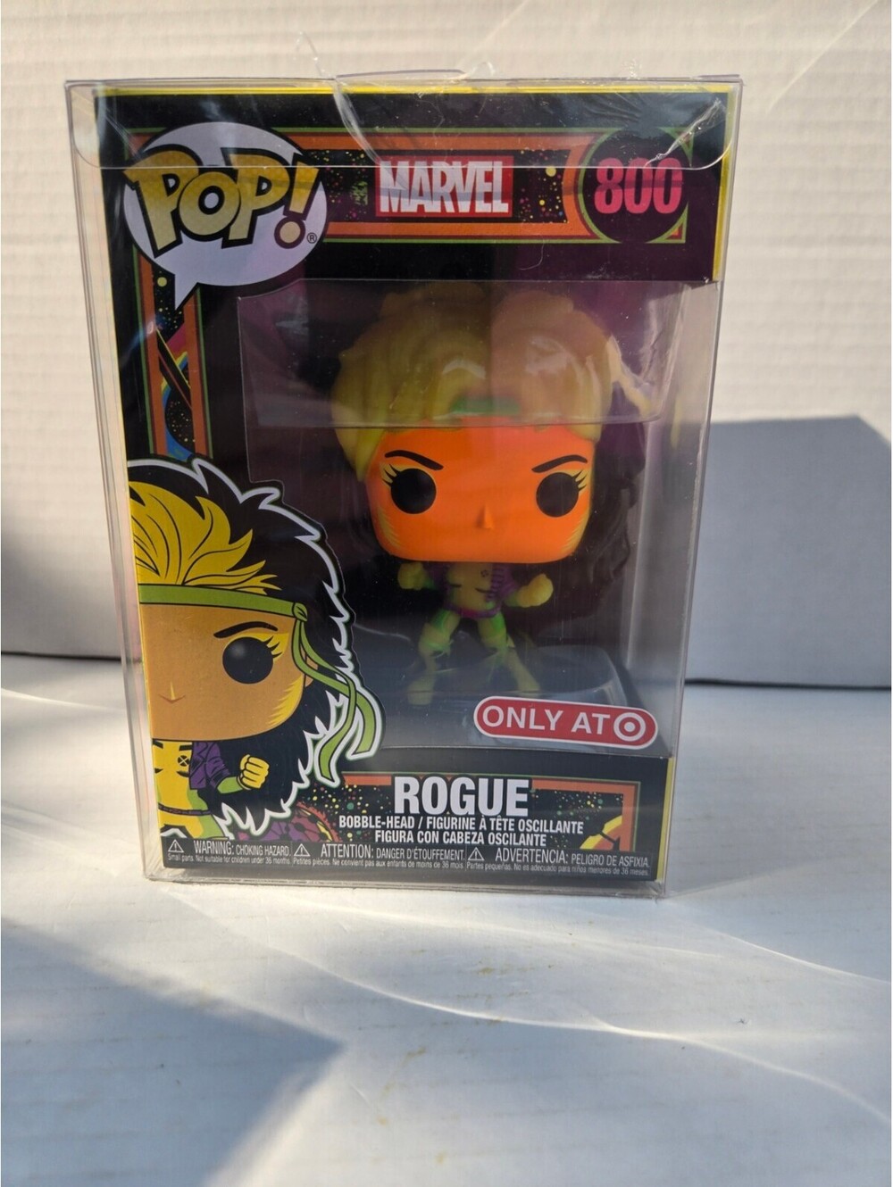 Funko Pop! Marvel Rogue #800 Collectible Figure - Target Black Light